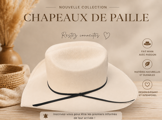Chapeau de paille tressé à la main – Qualité 70X | Wilder Hat Co