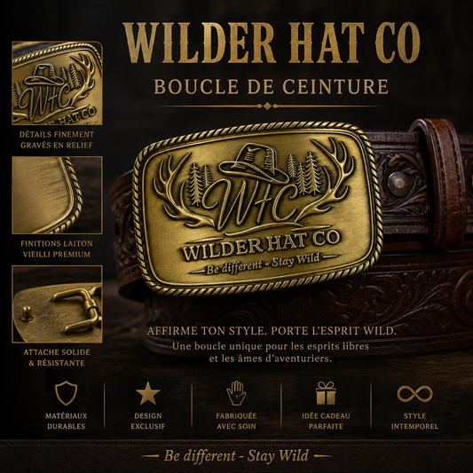 Boucle de ceinture Wilder Hat Co