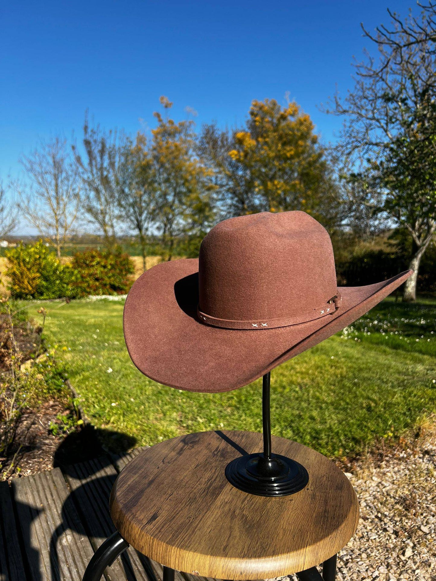 Chapeau pour femmes Sierra Ladies en 10X Beaver de Wilder Hat Co, bonnet en fourrure douce et élégante.